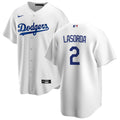 Tommy Lasorda Los Angeles Dodgers Nike White Home Replica Team Jersey for Men product image 1, provided for visual reference