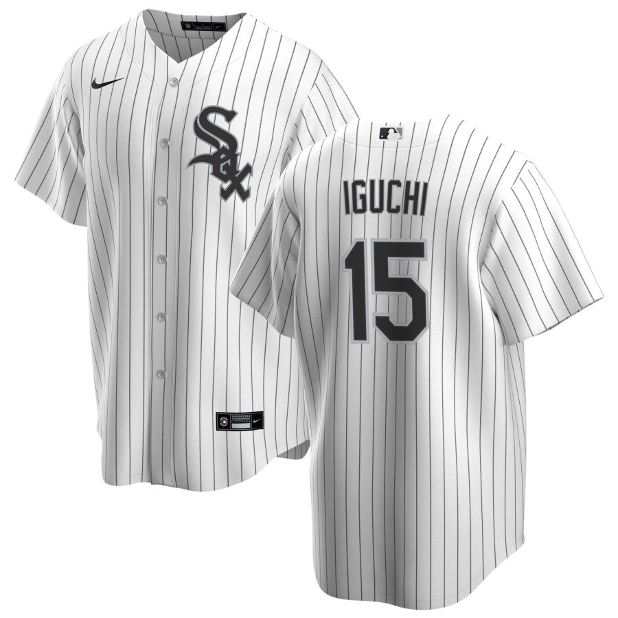 NIKE Men Tadahito Iguchi Chicago White Sox Home Replica Jersey With Premium Lettering product image 1, provided for visual