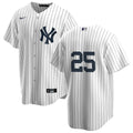 Nike Jason Giambi #25 White New York Yankees Home Official Replica Player Jersey for Men product image 1, provided for