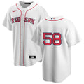 Nike Boston Red Sox Jonathan Papelbon #58 Home Official Replica Player Jersey for Men product image 1, provided for visual