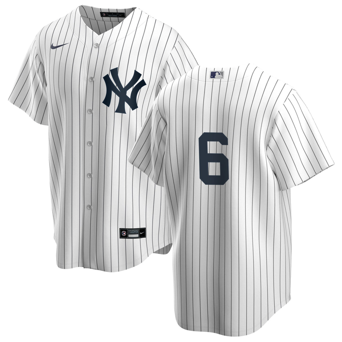 Nike Roy White #6 White New York Yankees Home Official Replica Player Jersey for Men product image 1, provided for visual