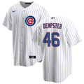 NIKE Men Ryan Dempster Chicago Cubs White Home Premium Stitch Replica Jersey product image 1, provided for visual reference