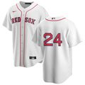 Nike Boston Red Sox Manny Ramirez #24 Home Official Replica Player Jersey for Men product image 1, provided for visual