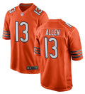 Youth Keenan Allen Chicago Bears Nike Orange Alternate Game Jersey product image 1, provided for visual reference and