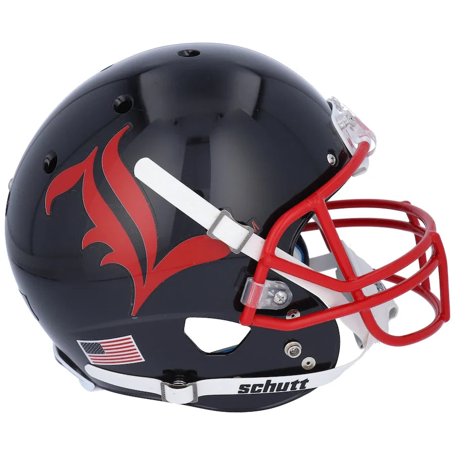 Louisville Cardinals Schutt Tradition Black Authentic Helmet product image 1, provided for visual reference and product