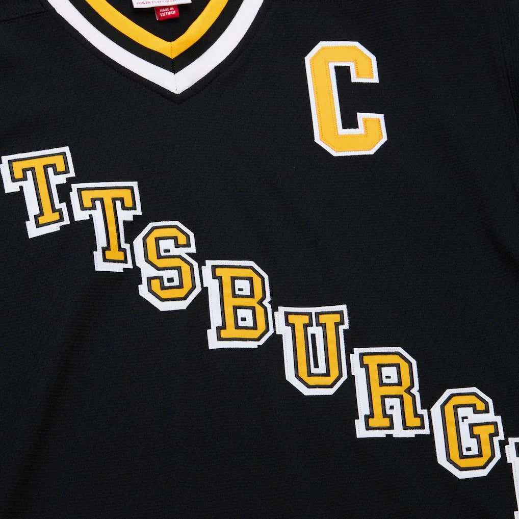 Mario Lemieux Pittsburgh Penguins 1992-93 Black Power Play Player Jersey for Men product image 3, provided for visual