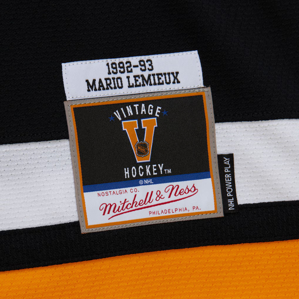 Mario Lemieux Pittsburgh Penguins 1992-93 Black Power Play Player Jersey for Men product image 6, provided for visual