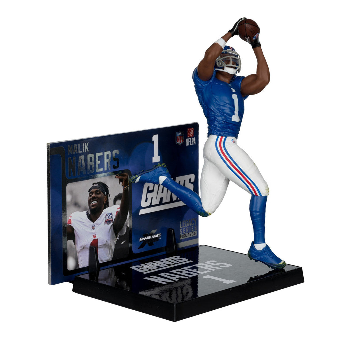 Malik Nabers New York Giants Sportspicks Legacy Series McFarlane Figure product image 3, provided for visual reference and