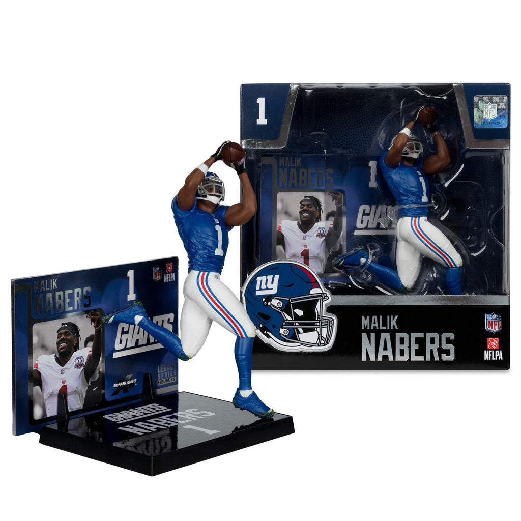 Malik Nabers New York Giants Sportspicks Legacy Series McFarlane Figure product image 1, provided for visual reference and