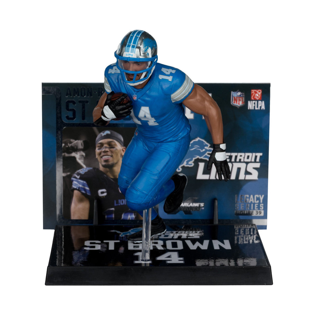 Amon-Ra St. Brown Detroit Lions Sportspicks Legacy Series McFarlane Figure product image 2, provided for visual reference