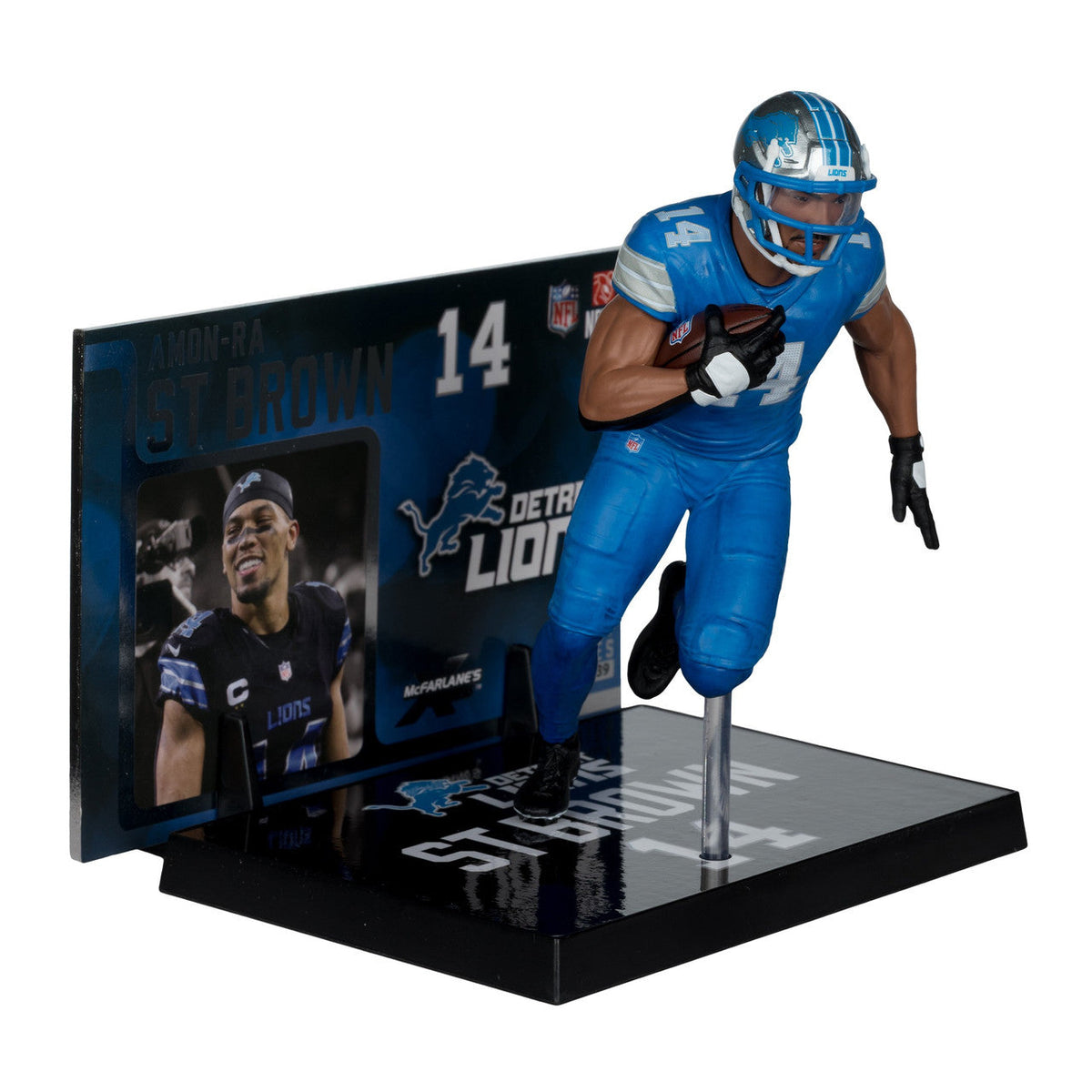 Amon-Ra St. Brown Detroit Lions Sportspicks Legacy Series McFarlane Figure product image 3, provided for visual reference