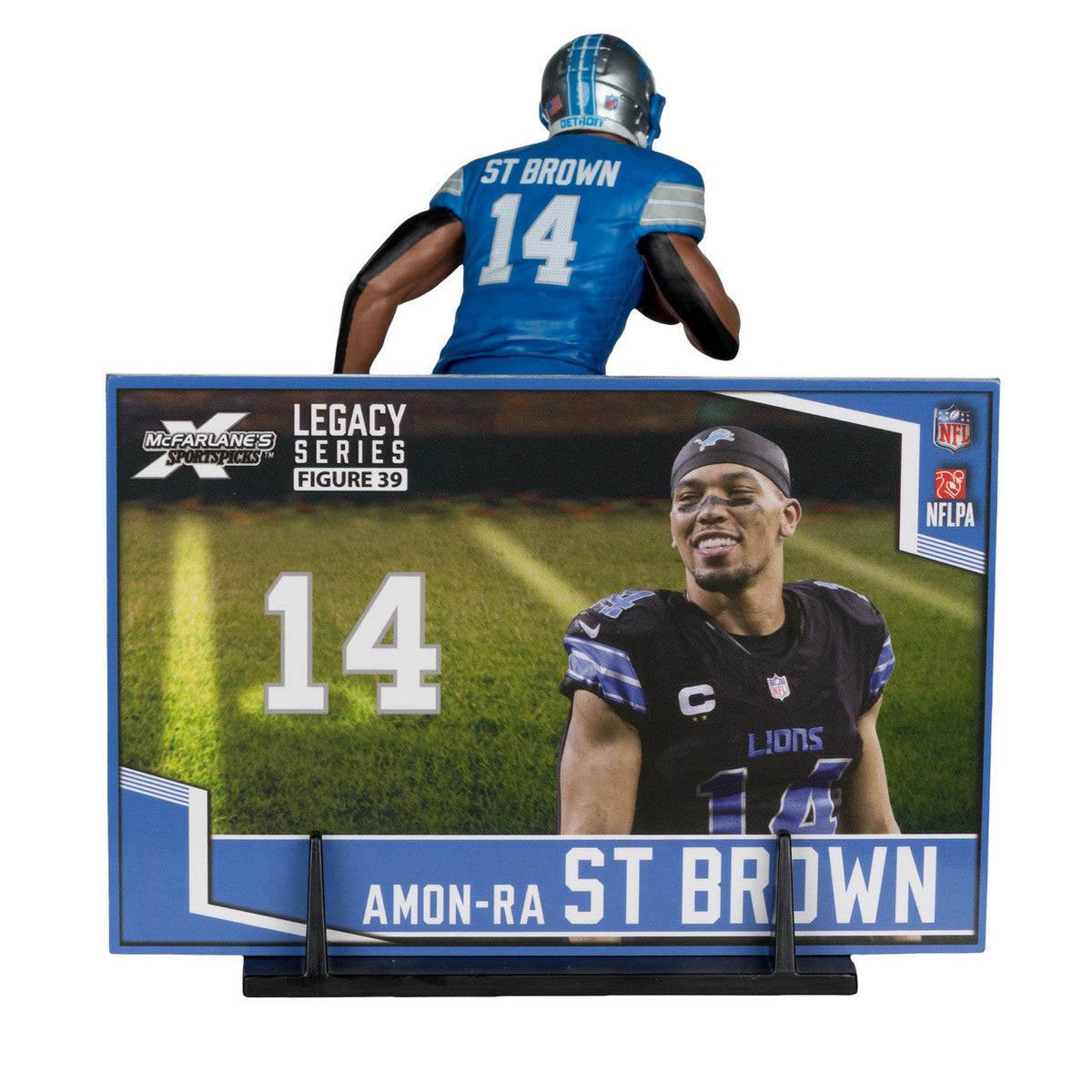 Amon-Ra St. Brown Detroit Lions Sportspicks Legacy Series McFarlane Figure product image 4, provided for visual reference