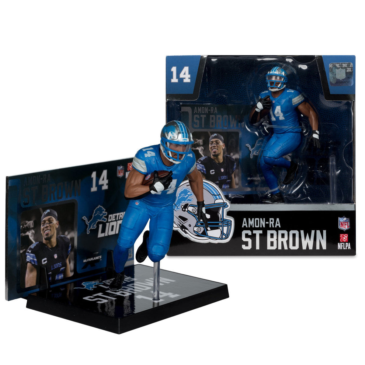 Amon-Ra St. Brown Detroit Lions Sportspicks Legacy Series McFarlane Figure product image 1, provided for visual reference