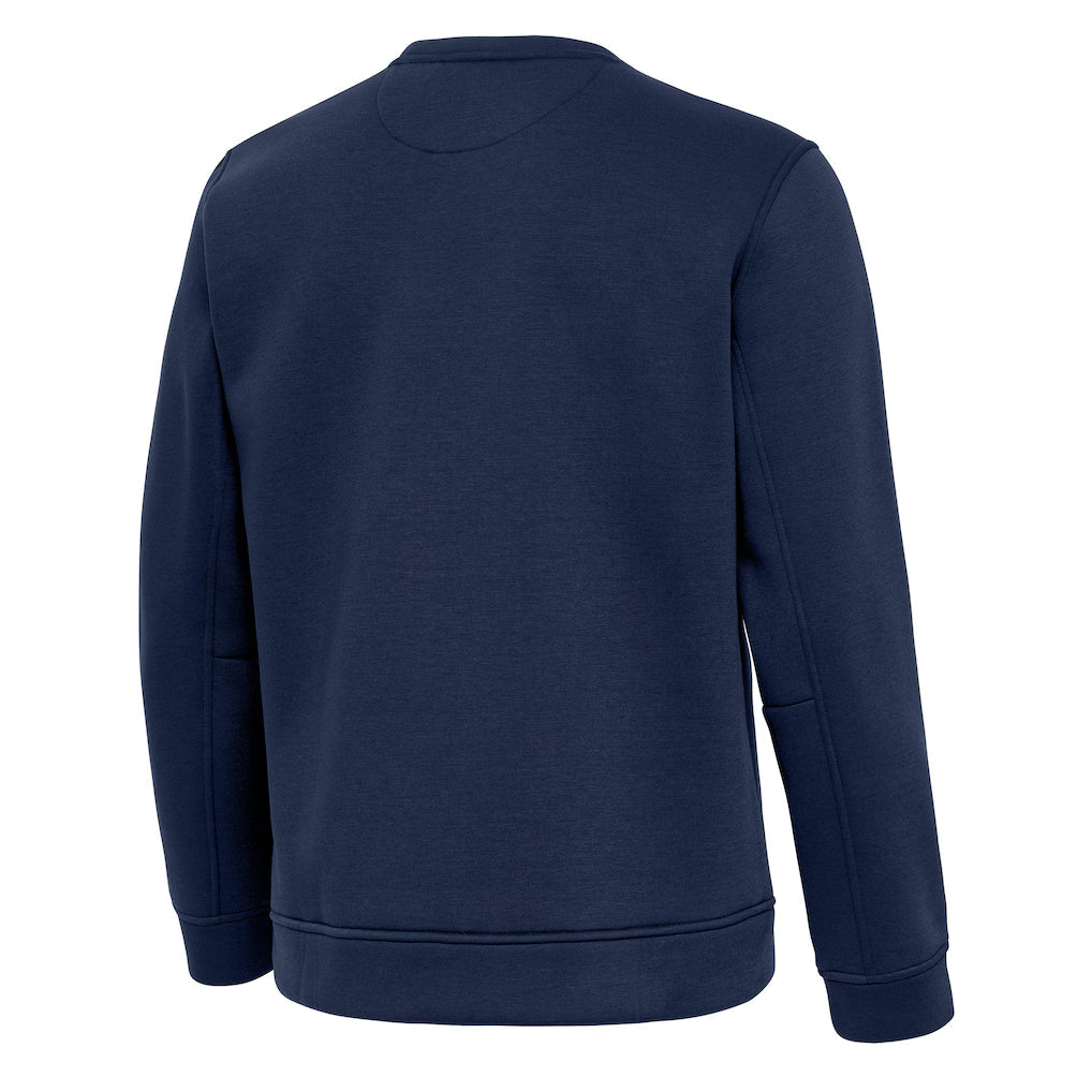 Antigua Chicago Bears Navy Relevant Lightweight Left Chest Pullover Sweatshirt product image 3, provided for visual