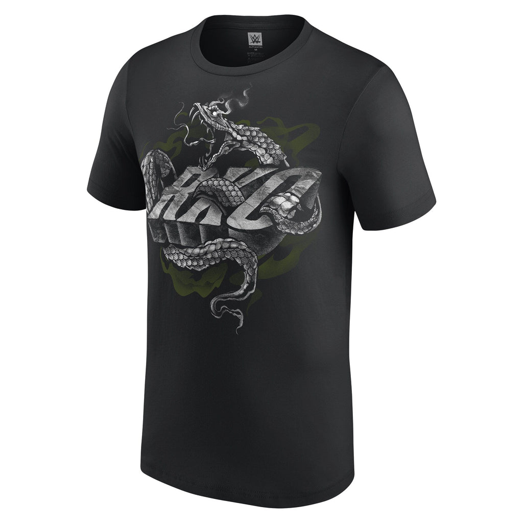WWE Randy Orton RKO Metal Black T-Shirt for Men product image 2, provided for visual reference and product detail review