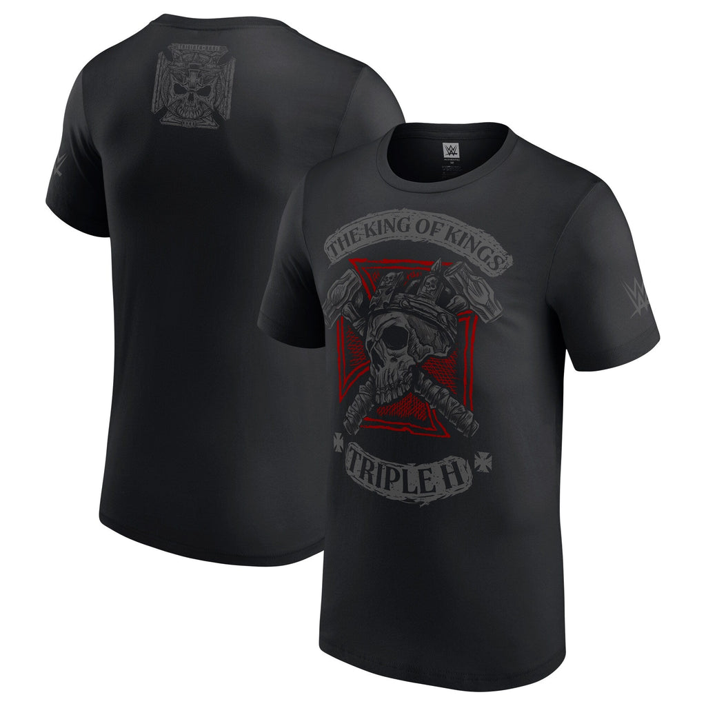 WWE Triple H 30 Years Cross Hammers Black T-Shirt for Men product image 1, provided for visual reference and product detail