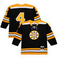 Boston Bruins Bobby Orr Black 1971-72 Power Play Jersey for Men product image 1, provided for visual reference and product