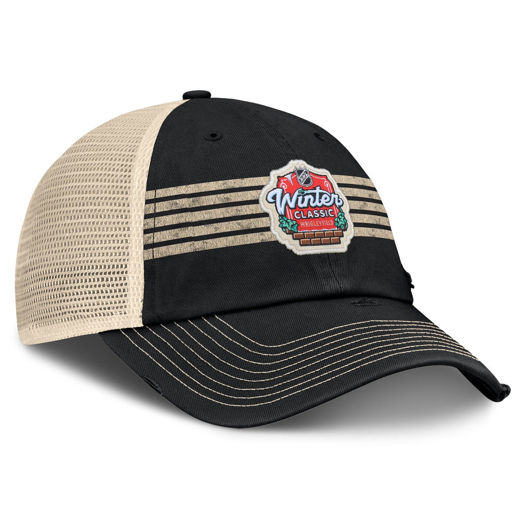 Fanatics Black 2025 NHL Winter Classic Trucker Adjustable Hat for Men product image 3, provided for visual reference and