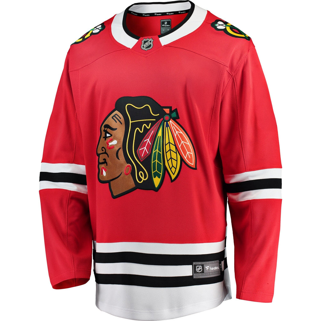 Wayne Campbell Chicago Blackhawks Red Home Fanatics Premium Twill Breakaway Replica Jersey for Men product image 2, provided