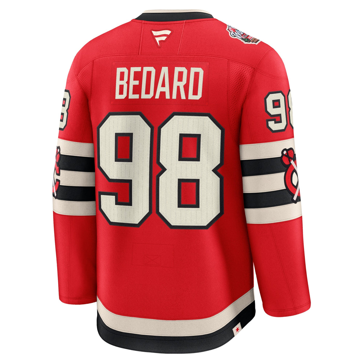 Chicago Blackhawks Connor Bedard Fanatics Red 2025 NHL Winter Classic Premium Player Jersey for Men product image 3,