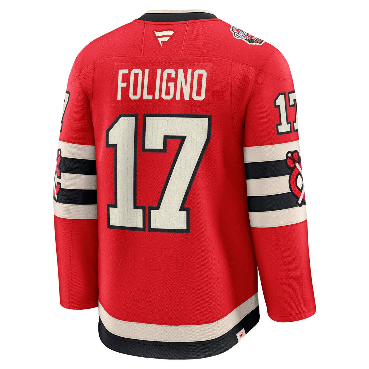 Chicago Blackhawks Nick Foligno Fanatics Red 2025 NHL Winter Classic Premium Player Jersey for Men product image 3, provided