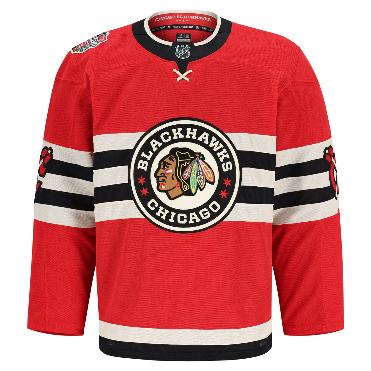 Chicago Blackhawks Fanatics 2025 NHL Winter Classic Red Authentic Pro Jersey product image 2, provided for visual reference