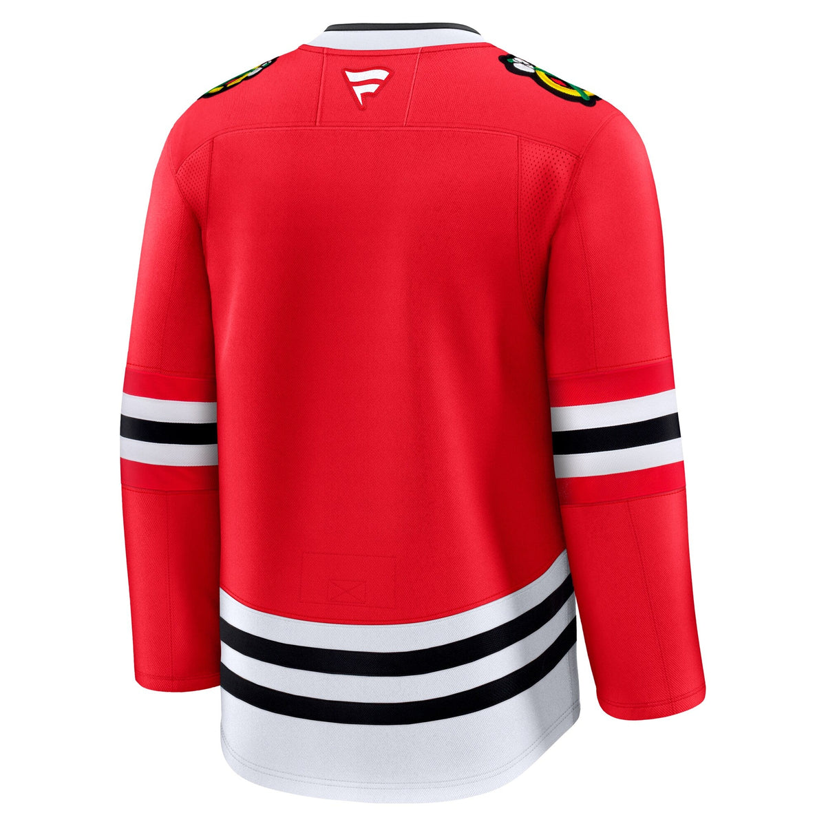 Chicago Blackhawks Fanatics Red Home Premium Blank Jersey for Men product image 3, provided for visual reference and product