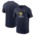 Michigan Wolverines Jordan Brand Navy Alternate Logo T-Shirt product image 1, provided for visual reference and product