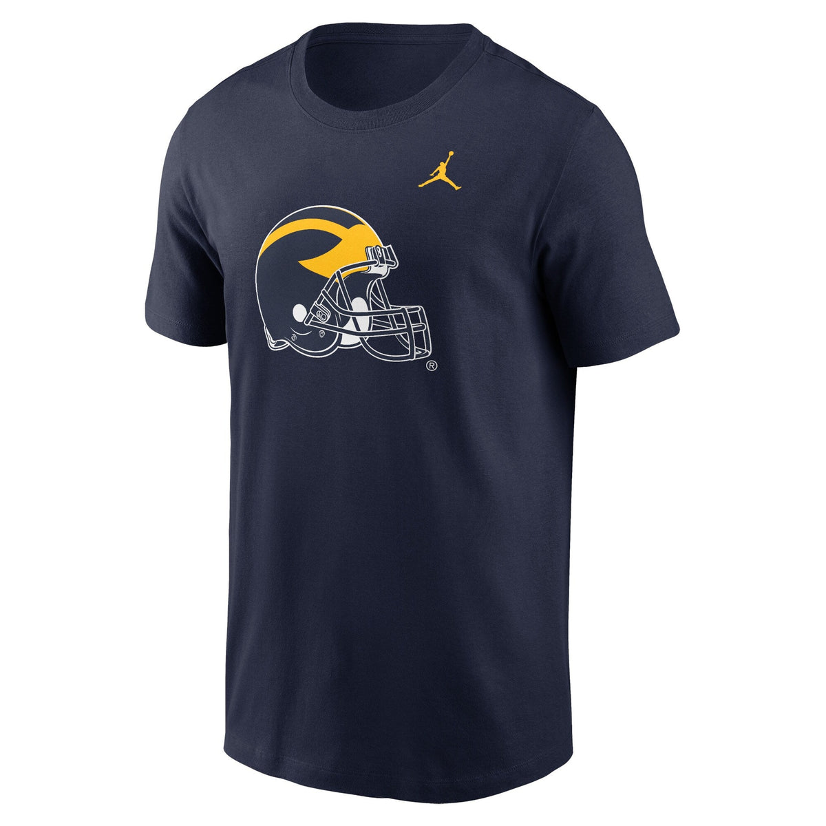 Michigan Wolverines Jordan Brand Navy Alternate Logo T-Shirt product image 2, provided for visual reference and product