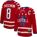 Washington Capitals Alexander Ovechkin Mitchell & Ness Red 2015 Captain Patch Blue Line Player Jersey for Men product image