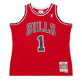 Chicago Bulls Derrick Rose Mitchell & Ness Red 2008 Hardwood Classics Swingman Jersey for Men product image 1, provided for