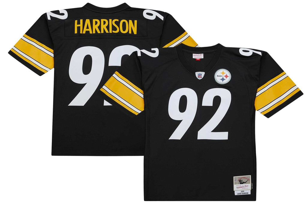 James Harrison Pittsburgh Steelers Mitchell & Ness Black 2005 Legacy Replica Jersey for Men product image 2, provided for