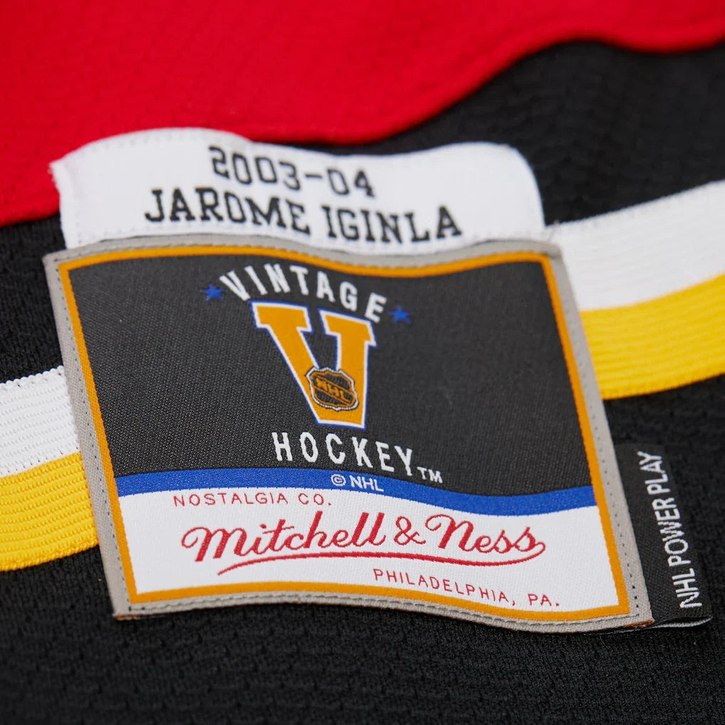 Jerome Iginla Calgary Flames Red Mitchell & Ness Power Play Jersey for Men product image 6, provided for visual reference