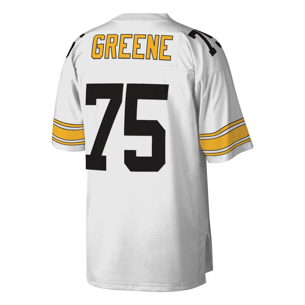 Mens Pittsburgh Steelers Joe Greene Mitchell & Ness White Legacy Replica Jersey product image 3, provided for visual
