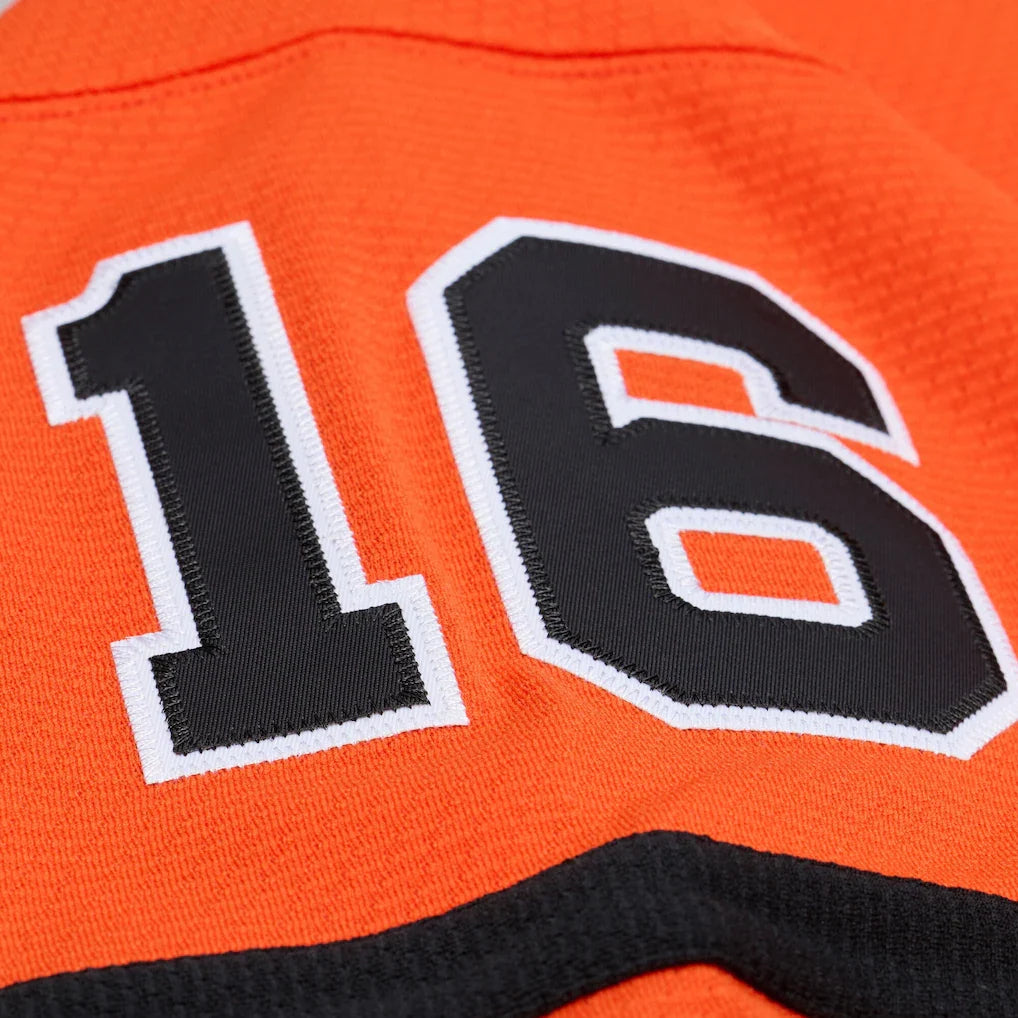 Marcel Dionne Mitchell & Ness 1976 NHL All-Star Game Power Play Jersey - Orange for Men product image 6, provided for visual
