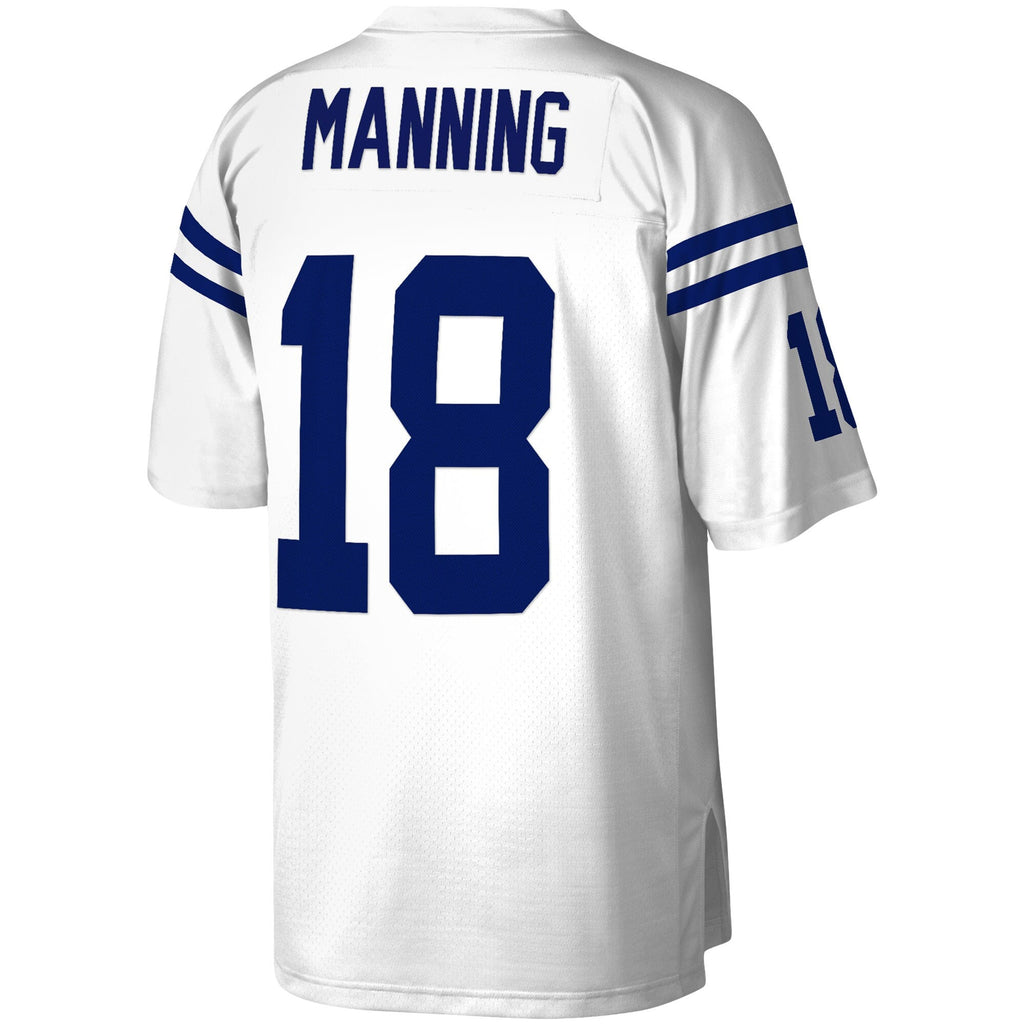 Peyton Manning Indianapolis Colts White Mitchell & Ness Legacy Replica Jersey for Men product image 3, provided for visual