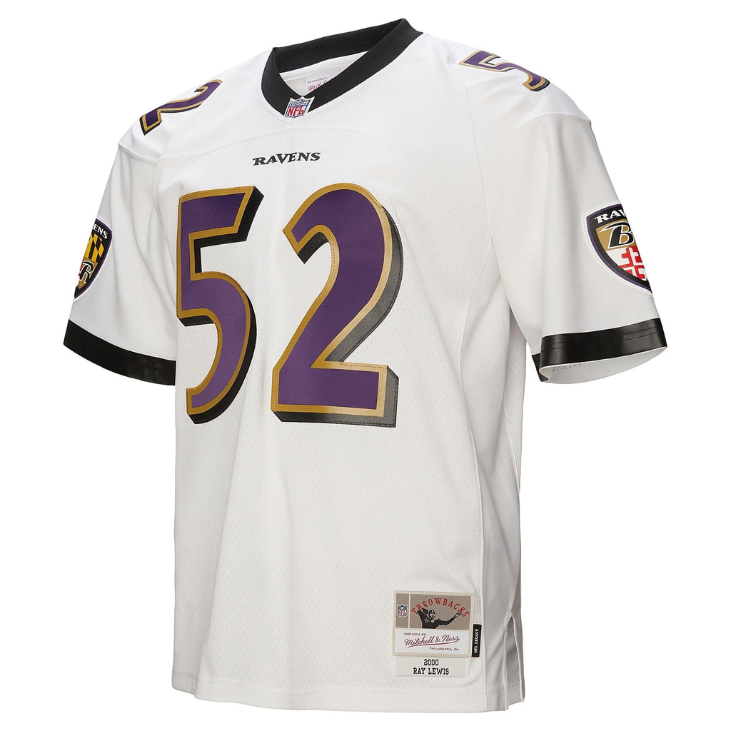 Baltimore Ravens Ray Lewis Mitchell & Ness White Legacy Replica Jersey for Men product image 2, provided for visual