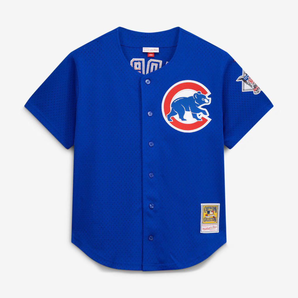 Mitchell & Ness Ryne Sandberg Chicago Cubs 1997 Authentic BP Button Down Jersey product image 2, provided for visual
