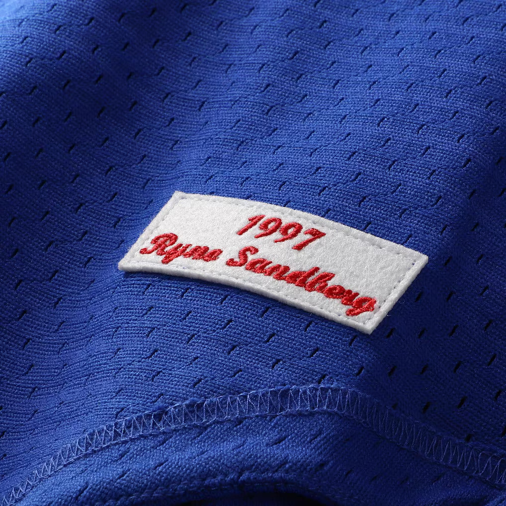 Mitchell & Ness Ryne Sandberg Chicago Cubs 1997 Authentic BP Button Down Jersey product image 6, provided for visual