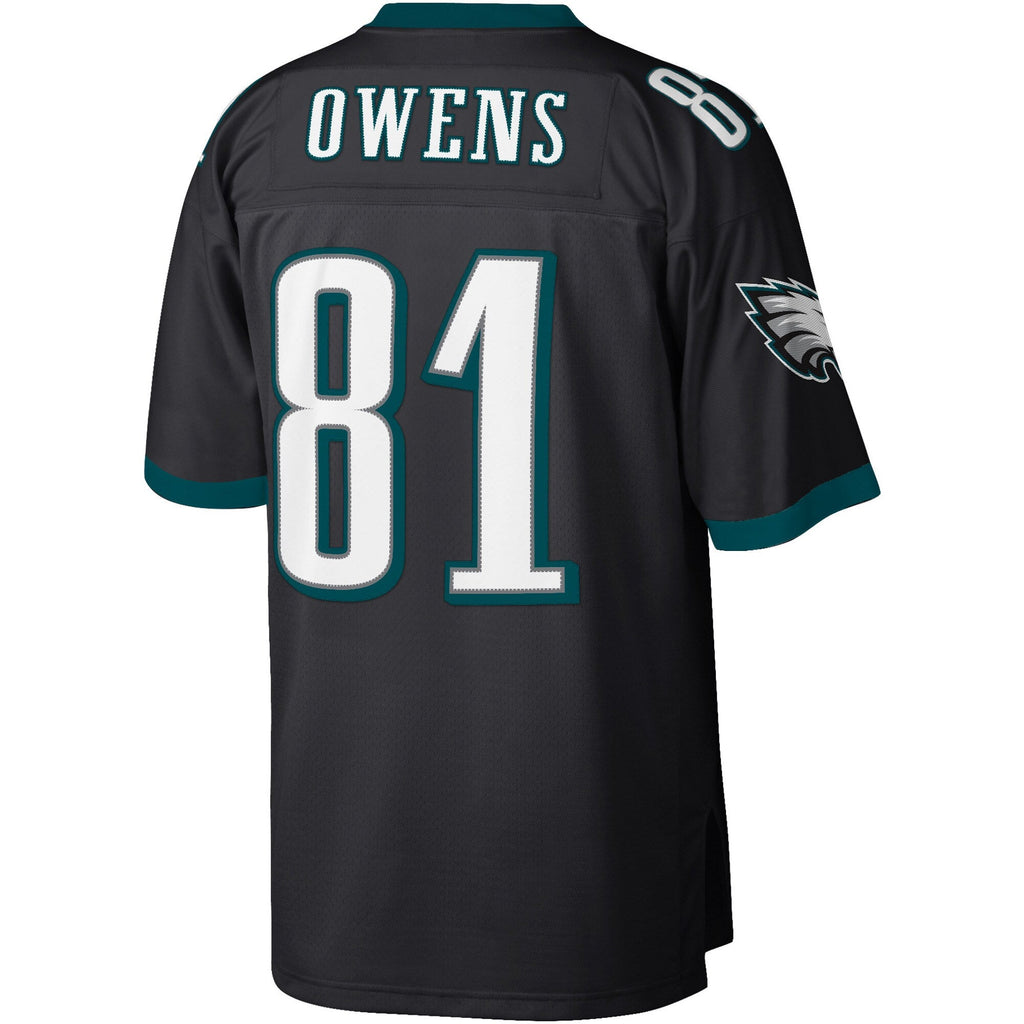 Terrell Owens Philadelphia Eagles 2004 Black Mitchell & Ness Legacy Replica Jersey for Men product image 3, provided for
