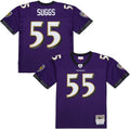 Mitchell & Ness Terrell Suggs Purple Baltimore Ravens 2003 Legacy Replica Jersey for Men product image 1, provided for