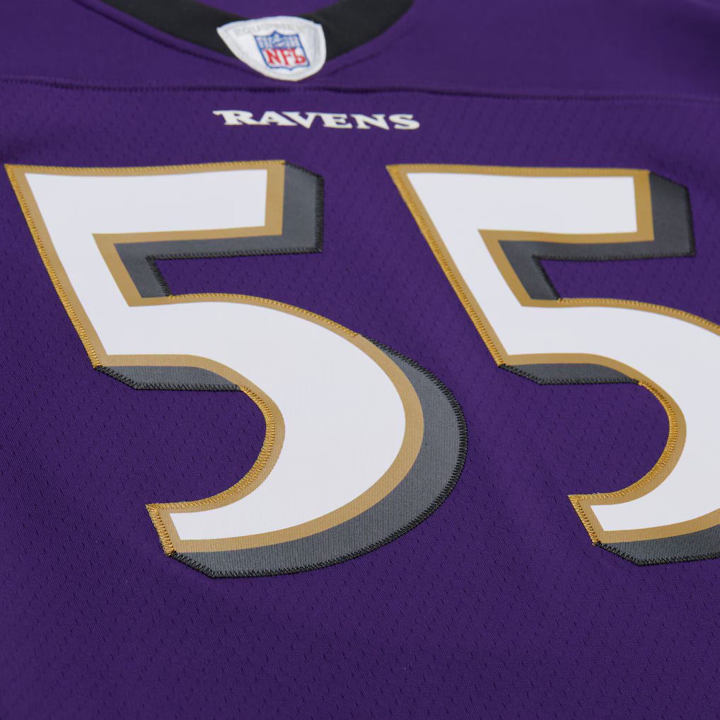 Mitchell & Ness Terrell Suggs Purple Baltimore Ravens 2003 Legacy Replica Jersey for Men product image 4, provided for