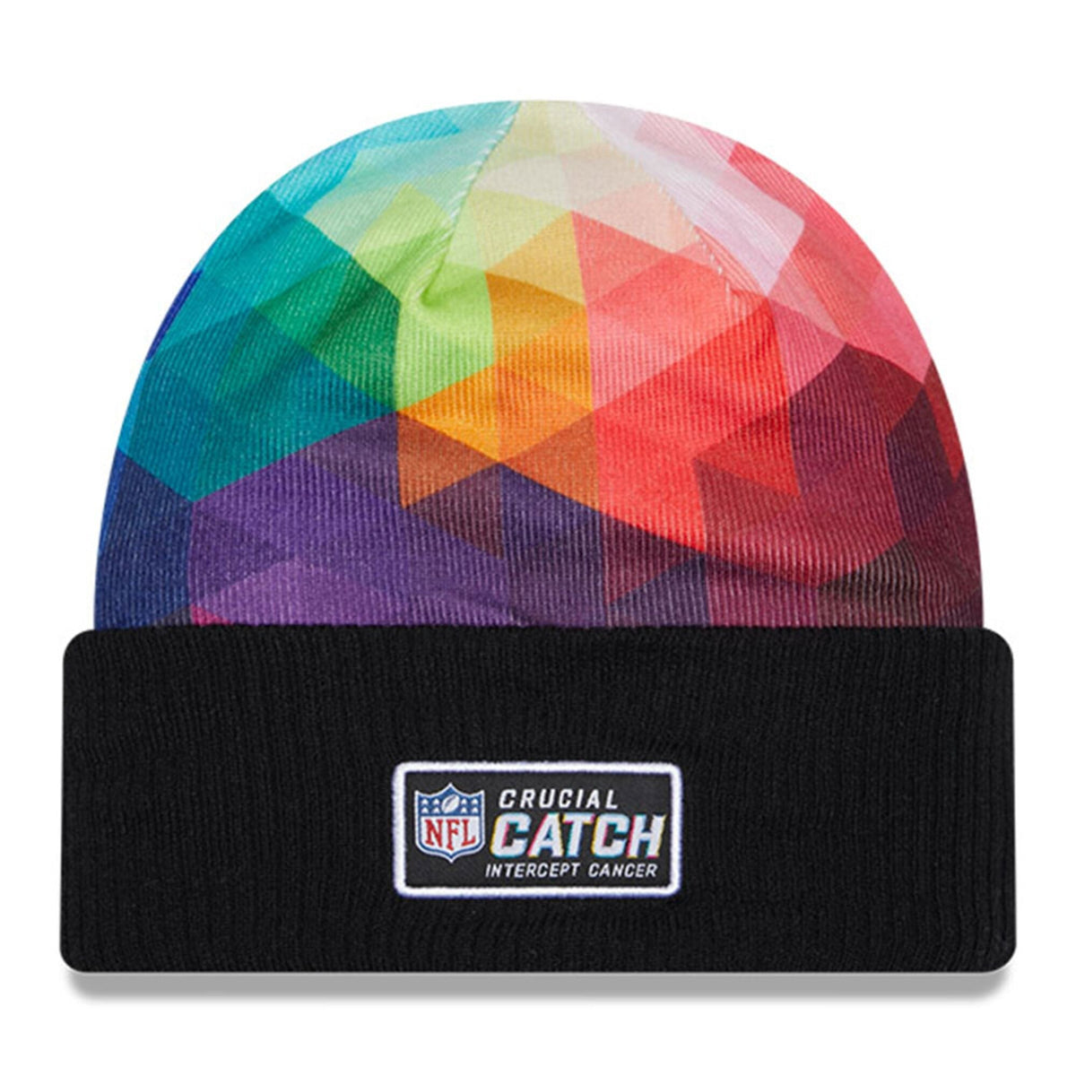 Chicago Bears New Era Black 2023 NFL Crucial Catch Alternate Logo Cuffed Knit Hat for Men product image 2, provided for