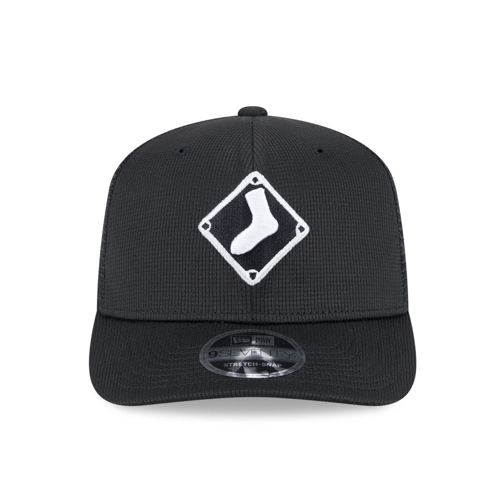 Chicago White Sox New Era Black Batting Practice 9SEVENTY Trucker Hat product image 2, provided for visual reference and