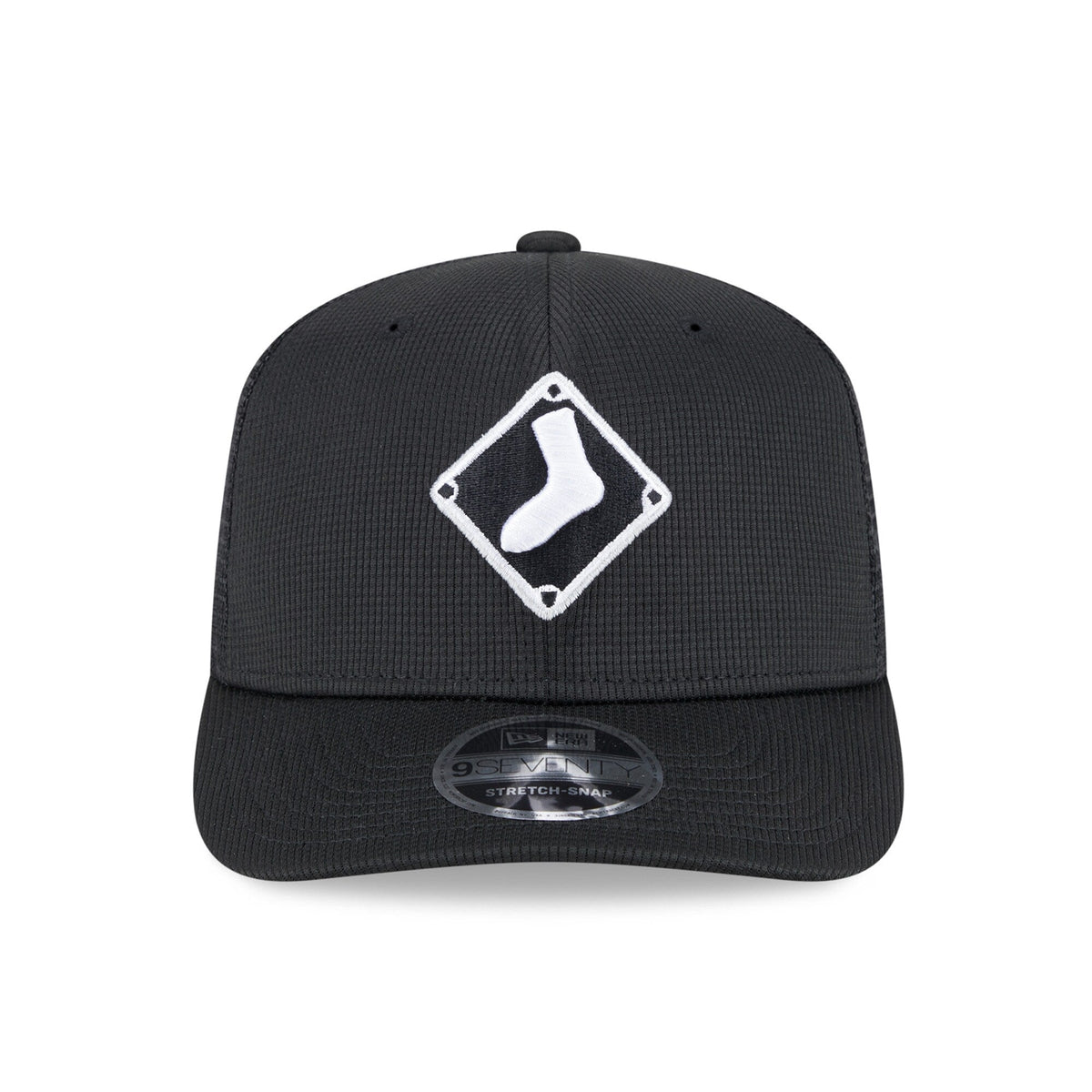 Chicago White Sox New Era Black Batting Practice 9SEVENTY Trucker Hat product image 2, provided for visual reference and