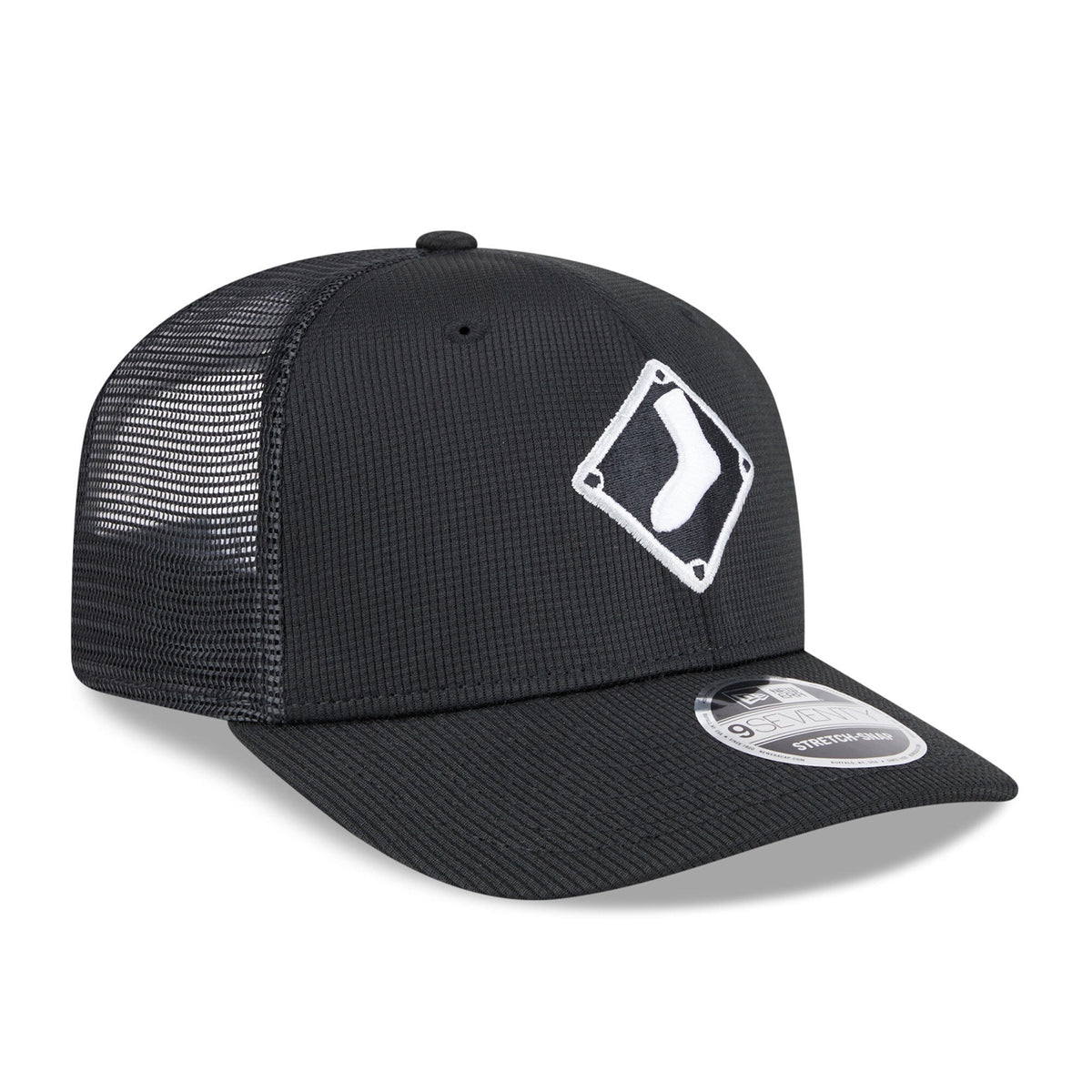 Chicago White Sox New Era Black Batting Practice 9SEVENTY Trucker Hat product image 3, provided for visual reference and