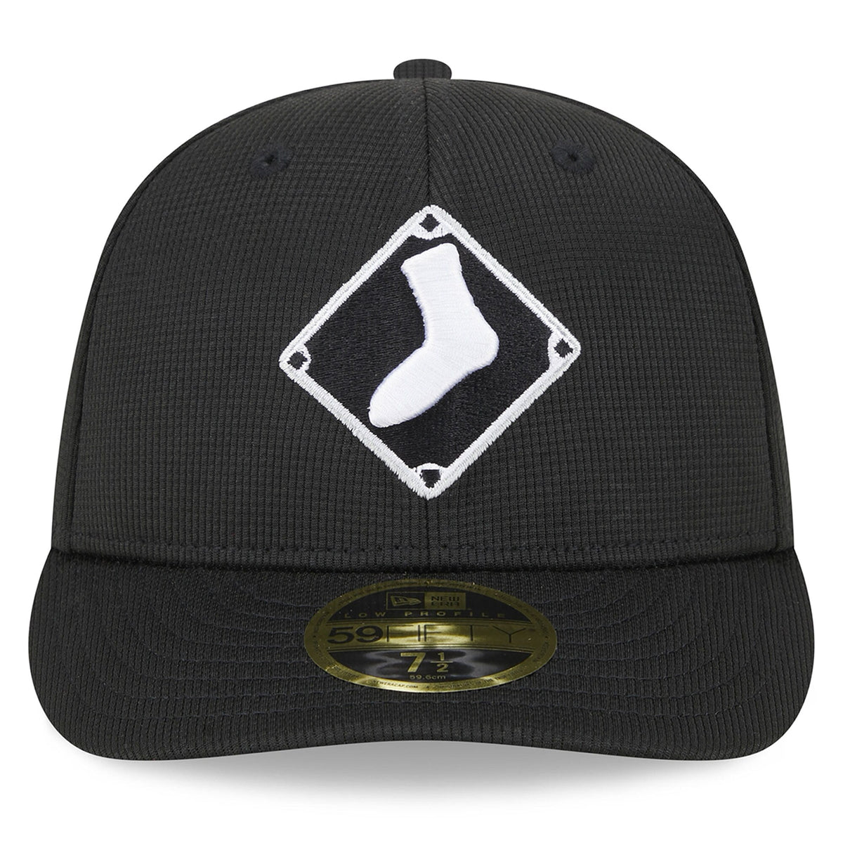 Chicago White Sox New Era Black 2025 Batting Practice Low Profile 59FIFTY Fitted Hat for Men product image 2, provided for