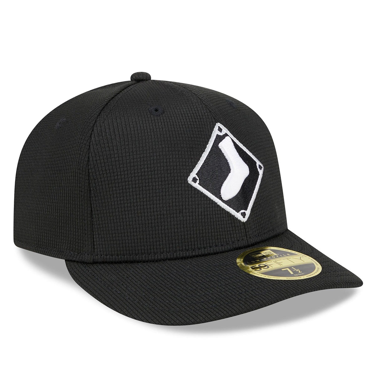 Chicago White Sox New Era Black 2025 Batting Practice Low Profile 59FIFTY Fitted Hat for Men product image 3, provided for