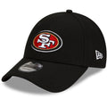 San Francisco 49ers Black The League 9FORTY Adjustable Game Cap product image 1, provided for visual reference and product