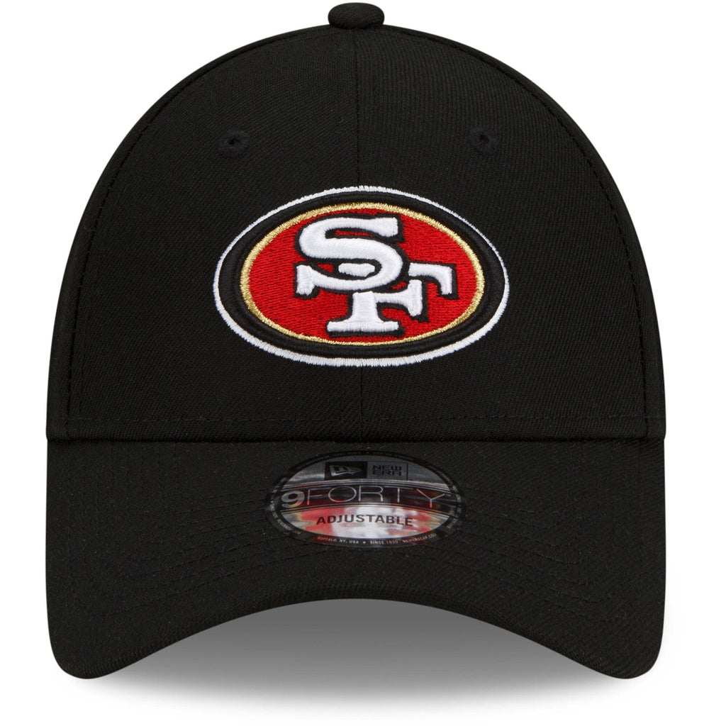 San Francisco 49ers Black The League 9FORTY Adjustable Game Cap product image 2, provided for visual reference and product